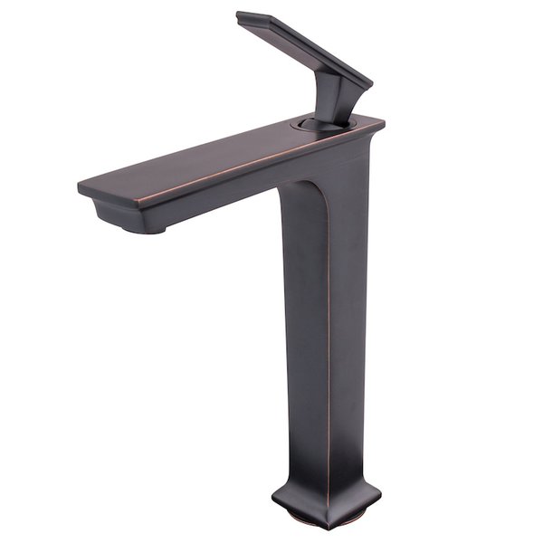 Novatto STARKS Single Lever Waterfall Vessel Faucet, Oil Rubbed Bronze GF-368ORB